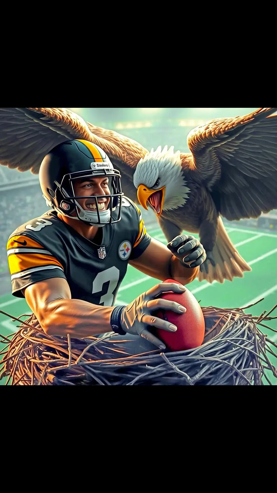 We're coming to take your little nest for our fire pit!🔥🔥🔥 Let's go Steelers! STEELERS NATION LETS GOOOO!!!!🖤💛🖤💛 #mzzmagnificent #mandmforlife🤍 #843snatcher #fypシ゚viral #steelersnation #nflfootball #nfl #eagles #letsgo #MakeItMagical #pittsburghsteelers #philadelphiaeagles 