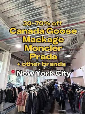 There’s a luxury coat sale with brands including Canada Goose, Mackage, Moncler, Prada and others going on right now in New York City and here are all of the details!  📍433 Broadway, New York, NY 10013 📆 Until January 15th Sunday-Thursday: 11:00am - 7:00pm Fridays: Closed Saturdays Closed #samplesale #samplesalenyc #nycfashion 