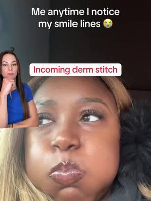 stitch with @9inethecreator #dermguru #smilelines #nasolabilfolds #antiaging #microcurrent #microneedling #ledmask #greenscreenvideo #greenscreen 