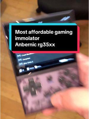 Anbernic rg35xx is on sale for the holidays🎁 over 10k of retro and modern games #anbernic #gaming #retrogaming #anbernicrg35xx #handheldgaming #giftideasforhim #giftideaforkids #gametok #tiktokshopholidayhaul 