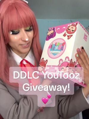 surprise! a new special giveaway that im hosting with @Youtooz !! this has been hard to keep a secret but im excited to finally share it w you guys!! good luck to all who are entering 🫶🏽💕‼️ #ddlc #ddlccos #dokidokilitertureclub #monikaddlc #yuriddlc #sayoriddlc #natsukiddlc #ddlcmonika 