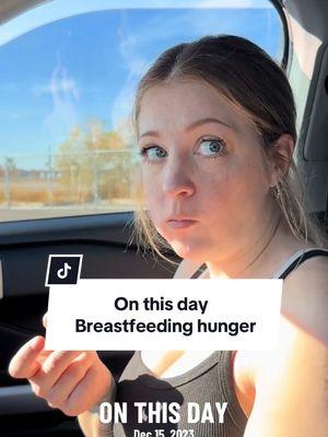 The breastfeeding hunger is SO REAL 😂 #onthisday #breastfedbabe #breastfeedingmom #breastfeedinghunger 