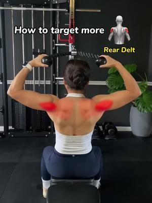 Build 3D Shoulders 3 Exercises To Grow Bigger rear Delt Adjust you form for better gains. #arms #homeworkout #workoutathome #gymmotivation #gymgirl #fyp #gymtips #shoulders #shoulderworkouts #explorepage #gym #fitness