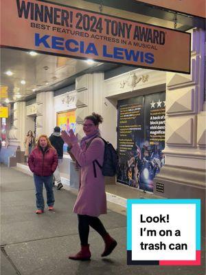 Replying to @Oliver | Howzit Broadway! Part 5 — Look! I’m on a trash can outside of Hell’s Kitchen.  I love that y’all are invested in this series.  Had to SHOcase another BWAYSHO x @Disney on Broadway x @The Museum of Broadway trash can!! #nyc #series #theatre #theatrekid #bwaysho #disneyonbroadway #museumofbroadway #committothebit 