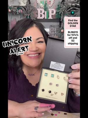 Unicorn Alert!!!! Lets go! We reveAled a unicorn in the studs collection! #unicornalert #bombpartyjewelry #alaskanfizzer #surprisereveals #bombpartylives #affordablefashion ##whatwillyoureveal #TikTokLIVE #LIVE #LIVEhighlights 