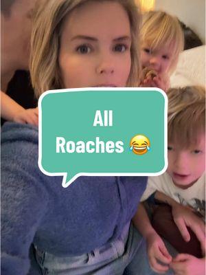 Yeah—-no friends at all just roaches :) #BestFriends #bigfamily #bigenergy #toddlersoftiktok #musefulchaos #pregnant #pregnancytiktok #familytime #update #fyp #twomoms 