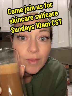 Grab your favorite coffee and head on over to hang out with us cool kids!  Every Sunday at 10 AM CST we are doing self-care and skin care. Join us!  #SkinCareOver40 #SelfCareOver40 #SkinCareRoutine #Over40TikTok #TikTokOver40 #ButFirstCoffee #coffeeandskincare #wakershappycoffee @Wakers Happy Coffee 