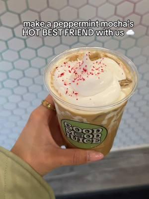 this is the peppermint mochas HOT best friend 👀 #coffeeorder #coffeeshop #peppermintmocha #bizarrecoffee #supportsmallbusiness #northgeorgia 