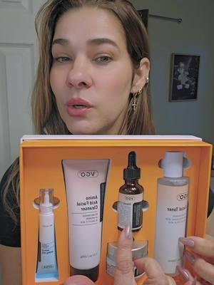 VGO te trae un kit de 5 productos de la mejor calidad. @VGO_beauty01 #vgo #beauty #kit #tiktokshopholidayhaul #navidad #christmas #cremas #hidratante #vitaminc #limpiador #facial #tonico 