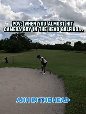 Hood Hood Golf  Splackem Sunday 😂💥🏌🏾 Camera man gotta be more careful! @yabbadagolfer  @ a golfer or camera man that can relate 😂 • • • Real Golfers Nie ________________ #golfswing #golfshot #golfaddict #golftiktok #golffail #hoodhoodgolf #golffunny #golfmemes #memes #fyp 