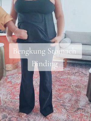 Stomach Binding #creatorsearchinsights #afterbirth #postpartumbody  #thebindingofisaacafterbirth #bengkungbellybinding 