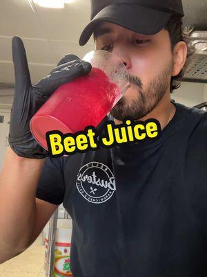 Cheers to health! 🥤🍃 Beets and ginger in a cold-pressed juice? Yes, please! Boosts immunity and energy! #JuiceGoals #Wellness #fyp #Foodie #juice #foryoupage #bensalem 