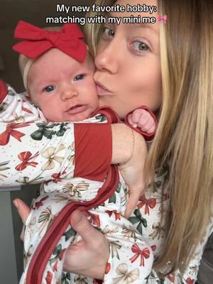 @Little One Shop Co. with the cutest matching Christmas jams 🎀❤️ love matching my mini me! #MomsofTikTok #girlmom #firsttimemom #mamaandme #mamaanddaughter 