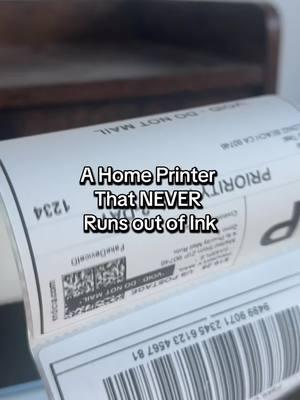 A home printer that never runs out of ink. YES PLEASE! #homeprinter #thermalprinter #stickermaker #labelmaker #labelprinter #stickerprinter #shippinglabelprinter #reselling #resellercommunity #resellertips #resellerhavk #resellerprinters #sidehustle #sidebuisiness #noinkprinter #shippinglabels #homeoffice 