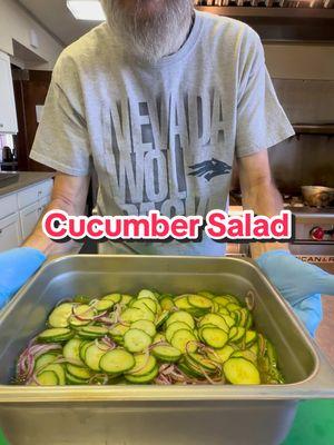 Cucumber Salad #oldscoolkevmo #sororitychef #yum #reno #unr #pibetaphi #nevadawolfpack #nevada #piphichef #myway 