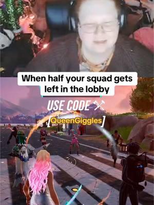 Back to the lobby we go 😅 #usecodequeengiggles #epicpartner #fortnite #queengiggles11 