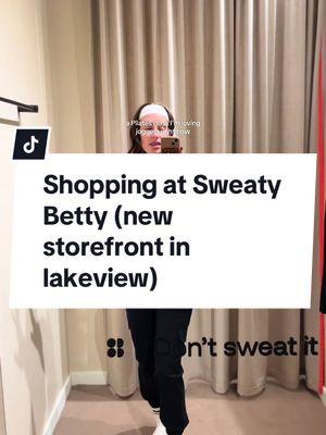 50% off sale right now! Thanks for having me, @Sweaty Betty! 🫶 #chicago #lakeviewchicago #thingstodochicago #chicagoshopping 