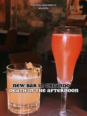 Orlando Bars 🍸Death In The Afternoon #onthisday #mills50 #thingstodoinflorida #downtownorlando #orlandobars 