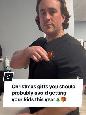 Our Doctors advise on what presents you may want to avoid getting your kids this year! (Dr Brothertons may be obvious but still a good PSA 🤣) #fyp #foryou #doctor #doctors #medicine #medicalhumor #healthcarehumor #medicalassistant #prepa #premed #healthcare #orthopedics #doctorsoftiktok #nursesoftiktok #nurse #surgeon #orthopedicsurgeon #surgeonsoftiktok 