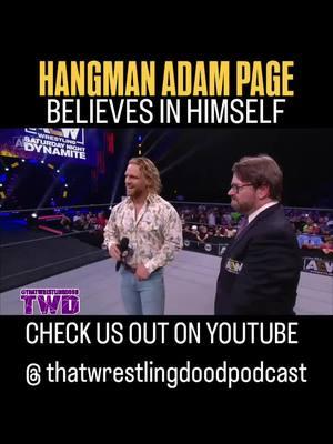 On that 🤠 💩    AEW DYNAMITE - OCTOBER 16, 2021    Go check us out on YouTube @ Thatwrestlingdoodpodcast (LINK is ALWAYS in the BIO!!!)..  Don’t forget to LIKE, COMMENT, SHARE & FOLLOW.. . . . .  #hangmanadampage #adampage #aewdynamite #aew #aewwrestling #allelitewrestling #prowrestling #thatwrestlingdood #luchalibre #wrestling 