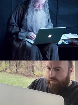 “If you are a friend, you receive a text with the 2FA code.” (Special thanks to the hawk with impeccable comedic timing.) #LordOfTheRings #LotR #Gandalf #Saruman #BadImpressions #SearchHistory 