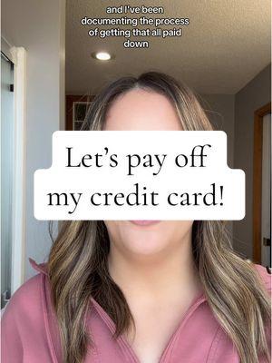 Today is the day! Let’s pay off this credit card! #creditcarddebt #payingdowndebt #debtfreejourney #debtfreetips 