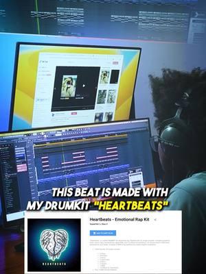 This beat is made with my drumkit "HEARBEATS". This drumkit is designed for producers who want to make emotional beats like mine. It contains : 52 unique sounds : - 6 Claps - 8 Hi-Hats - 5 Kicks - 5 Open Hats - 6 Percs - 5 Snares - 7 808s - 10 Effects & Transitions +Plus: 5 MIDI Hi-Hat Patterns This is all you need to put your beat to the next level. Link in bio #beatmaking #beatmaker #musicproduction #flstudio20