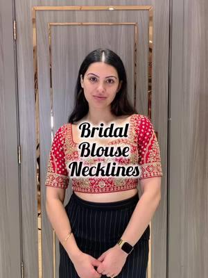 When it comes to bridal fashion, the neckline makes all the difference! Which style would you rock on your big day? Drop your favorite in the comments! #bridalblouses #indianfashion #indianlehenga #indianwedding #lehenga #necklines #blouses #southasian #southasianfashion #nazranaa #fashion #style #indian #indiantiktok #punjabitiktok 