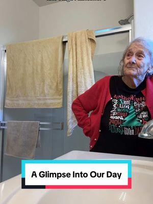 Something a little different & longer but I wanted to share these vocal moments from Grams the other day. #LifeWithGrams #Grandma #Granddaughter #BestFriend #Caregiver #Caregiving #ElderCare #Alzheimers #Dementia #Patience #DayInTheLife #GRWM #3Minutes 