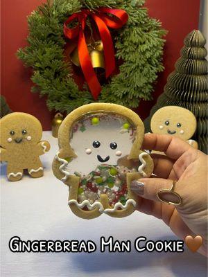 I tell my kids "Don't play with your food," but sometimes there are exceptions 😉 here's my Gingerbread Man isomalt sprinkle shaker cookie, yummy dessert  #cavebakery #christmastreats #christmasdessert  #chirstmascookies #christmasideas  #christmas  #holidayseason  #sweets #yummydesserts  #creatorsearchinsights 