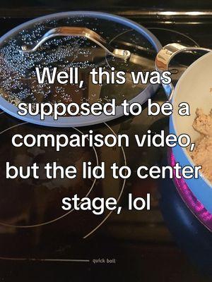 This was meant to be a comparison video of how greasy the the Beef was compared to the Pork but the lid situation had to go 1st lol.  Note to self this lid will create a suction don't put it flat on your stove lol #woops #cooking101 #mymistake #comparison #notbuyingagain #cooking 