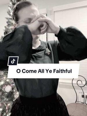 O come let us adore Him 💚 It’s Day 15 of my countdown to Christmas! #OComeAllYeFaithful #CastingCrowns #Christmas #Christmas2024 #merrychristmas #ASL #SignLanguage #Interpreter #Interpreting #ChristianTikTok #_alicia_katherine_ #foryoupage #foryou #fyp 