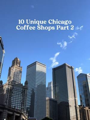 Must-visit coffee shops in Chicago #chicago #chicagotiktok #thingstodoinchicago #chicagorecommendations #chicagocoffeeshops 