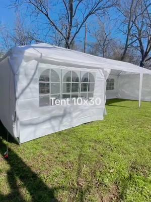 Waterproof white wedding party tent event with windows and side walls #partytent#tent#fyp#Christmas