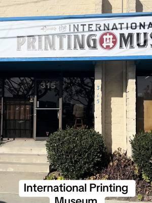 #printingpress #ink #internationalprintingmuseum #mikeknoxcomedy #museum #museumtok #museums #losangeles #california #socal #fyp #fy #tiktok 