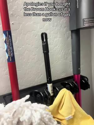 This broom holder is so nifty for storage!! #organization #organizationtips #organizationhacks #organizationtiktok #broom #broomholder #mops #christmasgiftideas #tiktokshopholidayhaul #falldealsforyou #tiktokmademebuyit 