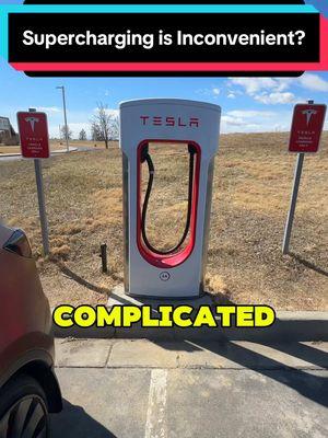 If you think Supercharging is inconvenient, try driving another EV 🤣 #tesla #modely #teslatok #teslaflex #teslasupercharger #supercharger #fastcharging 