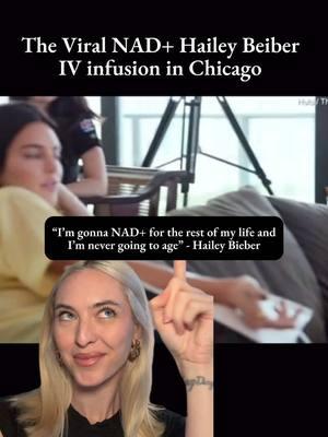 Hailey Beiber NAD+ IV therapy in Chicago #ivtherapy #nadivtherapy #chicago #functionalmedicine #chicagoivtherapy #nadsupplement 