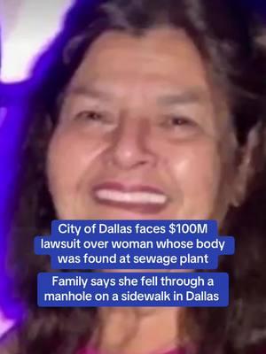 The City of Dallas faces a $100 million lawsuit over the death of a woman whose body was found at a sewage treatment plant. The family's attorney says since NBC 5 first reported on Gonzales's death on Tuesday, two witnesses have come forward. One is a driver who claims she saw Gonzales fall. So she immediately turns around, calls 911, rushes over here," the family's attorney Ramez Shamieh says as he points to a photo of the scene. "There's four workers messing around over here. She calls them over and they start blaming each other saying, 'I cannot believe you left the manhole cover off.'" #dallas #lawsuit #dfw #news #nbcdfw 