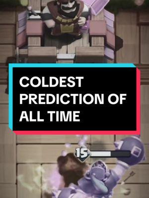 Coldest prediction of all time? 🥶 #cr #clashroyale #clashtok #GamingOnTikTok #fyp 