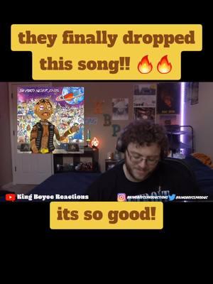 I'm so glad they finally dropped it! #juicewrld #music #fyp #foryoupage #kbp #kingboyce #kingboyceproductions #kingboycemusic #reaction #thepartyneverends 