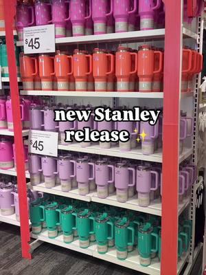 SPILL-PROOF LIDS! 🙌🏼 Check out the latest @stanley_brand release at @target. These colors are so fun! 💕  #target #targetdollarspot #targetaddict #targetrun #targetmom #targetfun #targetdeals #targethaul #targetmusthaves #targetfinds #targetstyle #newattarget #targetfavorites #stanley #stanleytumbler #40oztumbler #tumblersofinstagram #targetstanley #tumbelrcups