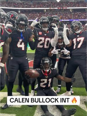 HAWKED TUA 🦅 #int #defense #letsgo #celly #calenbullock #nfl #texans 