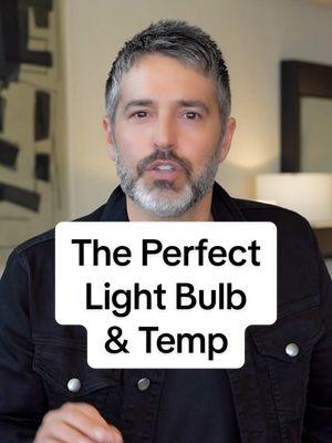 You've been THIRSTY for me to answer this question and today's your lucky day... What's my favorite LED light bulb to use in your home and what temperature should it be? #ledlight #bulb #interiordesigntrends #interiordesigninspiration #interiordesignideas #interiordesigntips #homeinspiration #paintcolors #luxuryinteriordesign 