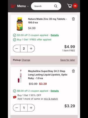 Umm $4 for 14 items!! Huge savings!!!! #walgreens #coupon #couponing #pickuporder #dealsfordays 