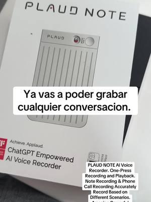 PLAUD NOTE Al Voice Recorder. One-Press Recording and Playback. Note Recording & Phone Call Recording Accurately Record Based on Different Scenarios. Amazing Powerful Transcription & Summarization. 0.117-inch Slim Extremely Portable. #plaud #note #al #voice  #recorder . #one -#press #recording #and #playback . #note #recording & #phone #call #recording #accurately #record #based #on #different #scenarios . #amazing #powerful #transcription & #summarization . 0.117-inch #Slim #extremely #portable 