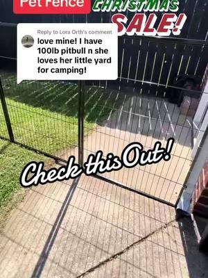 Replying to @Lora Orth Portable Dog Fences are ON SALE for Holiday Haul Deals!!! #dogfence #portablefence #xpen #dogpen #dogkennel #dogs #dogsoftiktok #dogmusthaves #holidayhaul #giftguide #viraltiktok #dogplaypen 