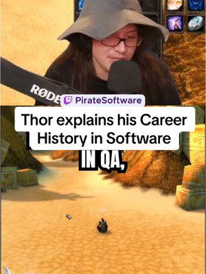 Thor explains his Career History in Software #piratesoftware #softwaredeveloper #gamedev 