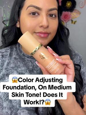 😱Color Adjusting Foundation, On Medium Skin Tone! Does It Work!?😱 @Forever Bloom Skincare  . . . ✨Using Medium Spectrum✨ . . . . #selfadjustingfoundation #foundation #makeupreview #beforeandaftermakeup #mediumcoverage #viralmakeup #tryon #foreverbloomskincare #mediumcoveragefoundation #everydaymakeup #everydayfoundation #everydaymakeup #mediumskintone #makeupmusthaves #foundationwithspf #tiktokshopholidayhaul #giftideas #giftguide #viral 