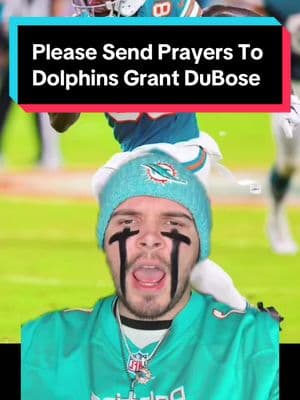 Grant DuBose Goes Down With Serious Head Injury 🙏 #NFL #nflfootball #nflviral #trending #dolphins #texans 